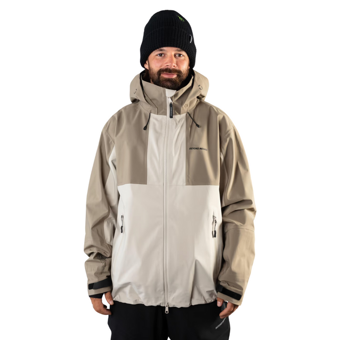 Tech Jacke 3L Helles Beige