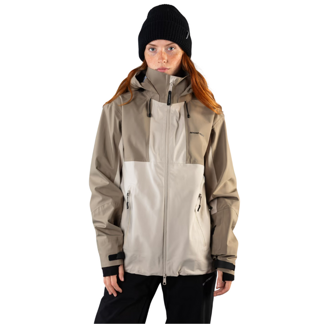 Tech Jacke 3L Helles Beige