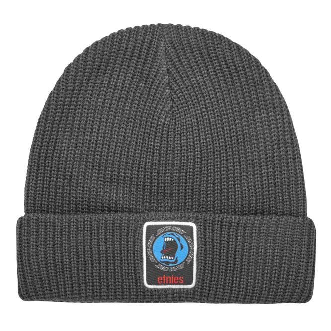 Santa Cruz Schreiende Hand Beanie Holzkohle