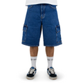 X-tra UFO Cargo Shorts Gewaschen Blau