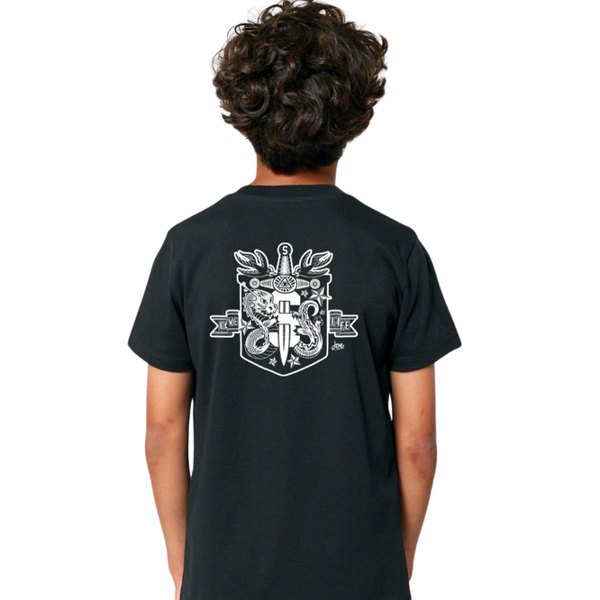 Kids Illuminati Dark T-shirt Black