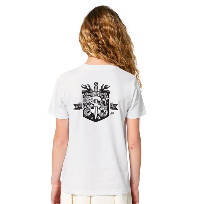 Kids Illuminati Light T-shirt White