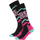 Kids Mitzi Snow Socks Schwarz/Rose