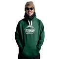 Shred Snowboard Hoodie Dunkelgrün