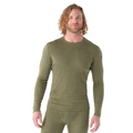 Classic Thermal Merino Baselayer Crew Winter Moss Heather