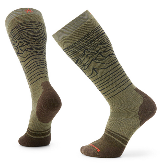 Volle Polsterung OTC Snowboard Socken Iguchi Winter Moss