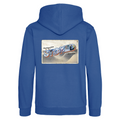 Kids Greetings From Stoked Skate Hoodie Royal Blue