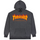 Flame Hoodie Dark Heather