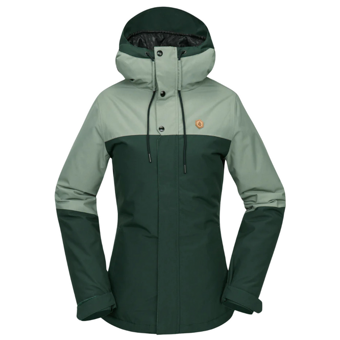 Womens Bolt Isolierte Snowboard Jacke Scarab Grün