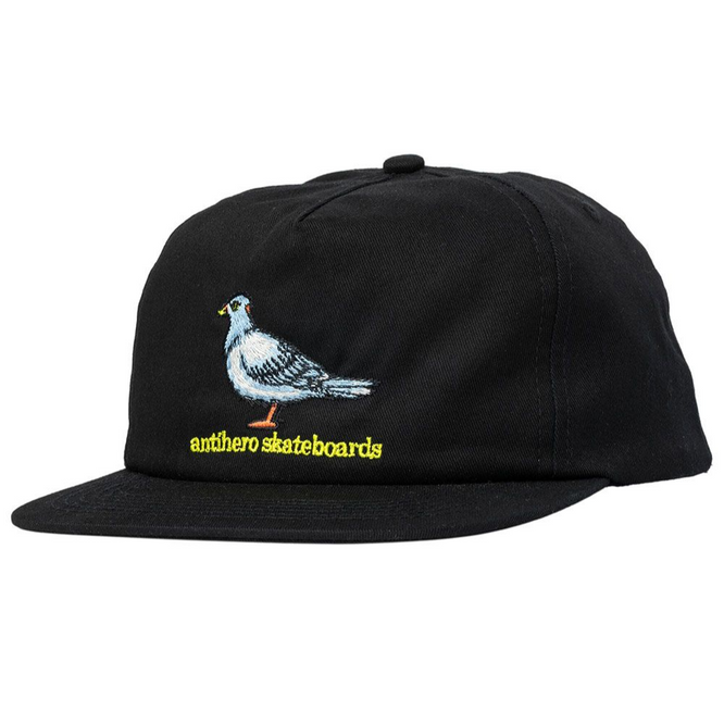 Lil Pigeon Einstellbare Snapback Kappe Schwarz/Gelb