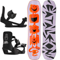 Kinder Minishred 2024 Snowboard + Minishred 2024 Snowboard Bindungen Snowboard Set