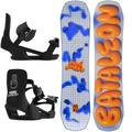 Kinder Minishred 2025 Snowboard + Minishred 2025 Snowboard Bindungen Snowboard Set