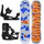 Kinder Minishred 2024 Snowboard + Minishred 2024 Snowboard Bindungen Snowboard Set