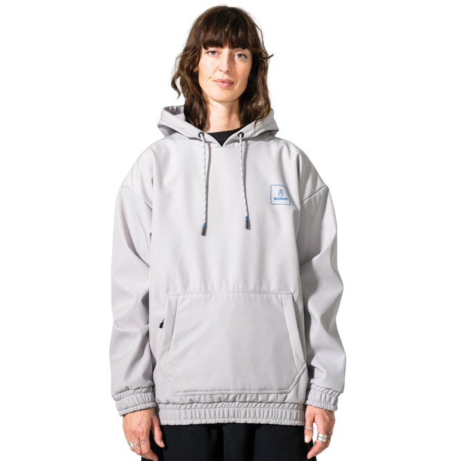 Schneesicherer SoftShell-Hoodie Paloma Grau