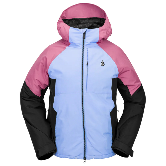 Damen Achat isoliert Snowboard Jacke Crystal Blue