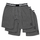 Dynasty Long 3-Pack Boxershorts Black