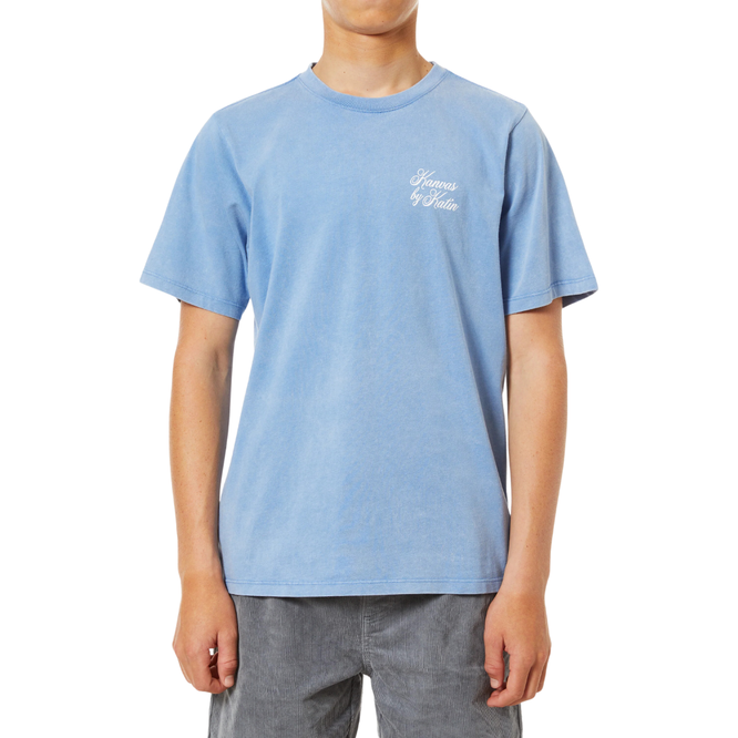 Kinder Royal T-shirt Bay Blue Sand Wash