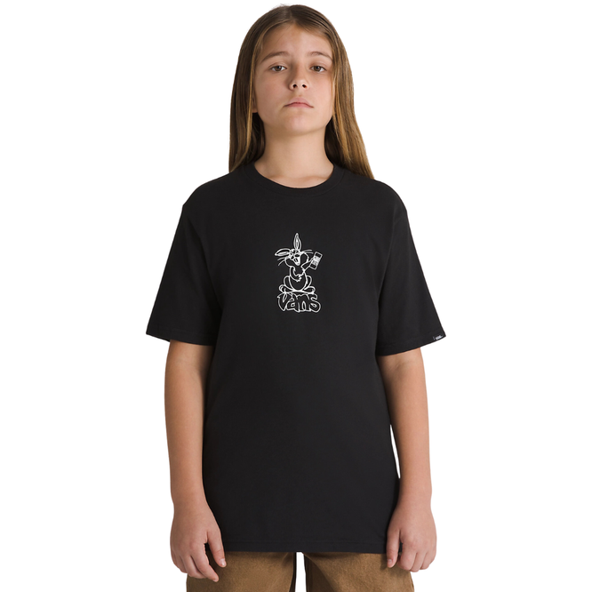 Kinder Crazy Eddy T-shirt Schwarz