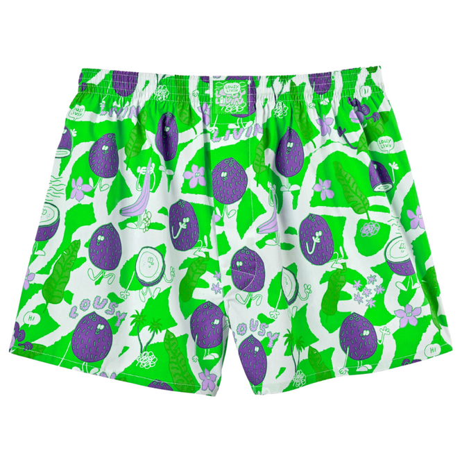 Kokosnuss Boxershorts Limette