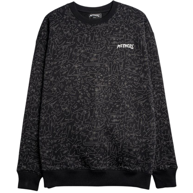 Lucas Crew Sweatshirt Schwarz