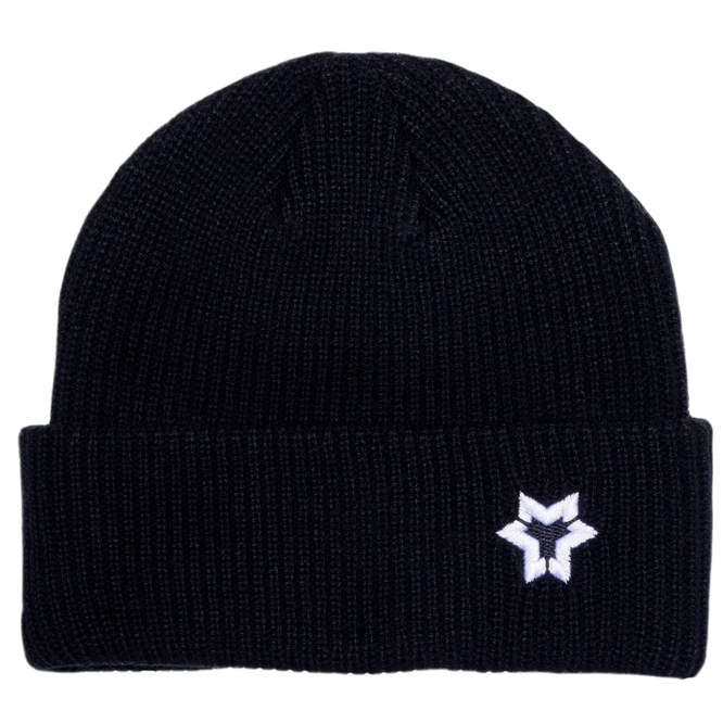 Star Beanie Schwarz