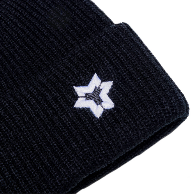 Star Beanie Schwarz