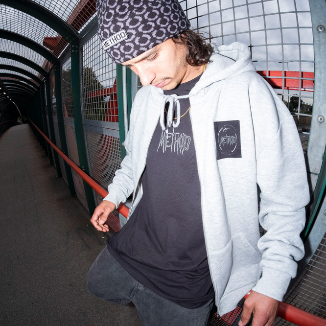 Vortex Zip Hoodie Grau