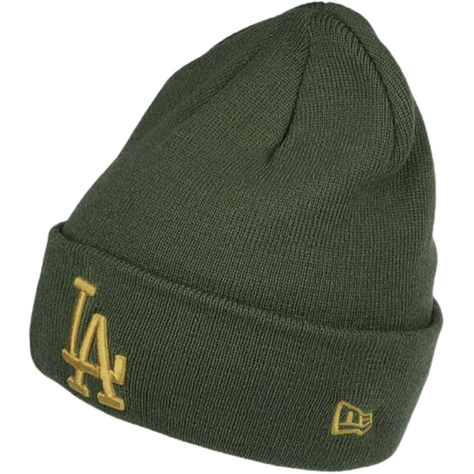 Kinder LA Dodgers wesentliche Manschette Beanie grün/gelb