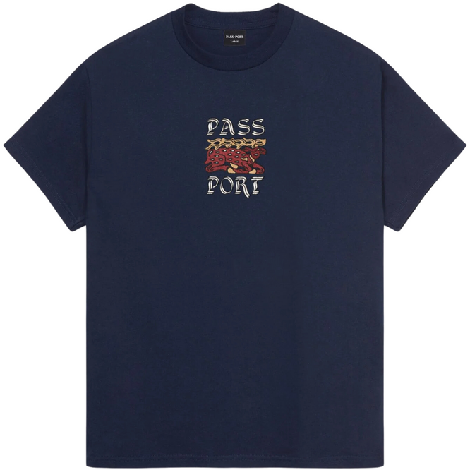 Geweih-T-Shirt Navy