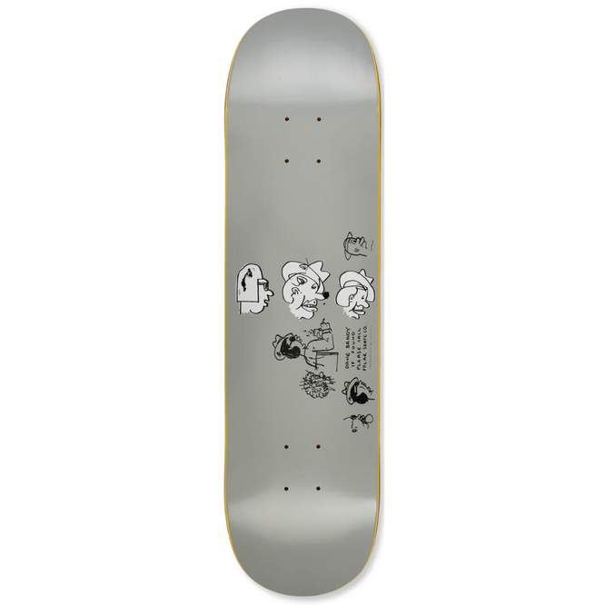 Dane Brady Mia Grau 8,75" Skateboard Deck