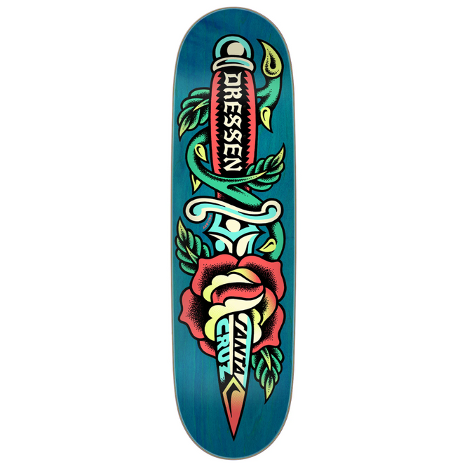 Dressen Rose Dagger Blau 8.7" Skateboard Deck