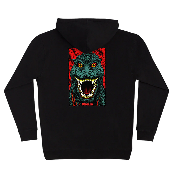 Kinder Godzilla Zerstörer Hoodie Schwarz