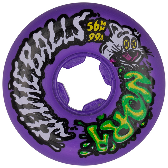 Nora Vasconcellos Guest Vomit Mini lila 99a 56mm Slime Balls Skateboard Räder