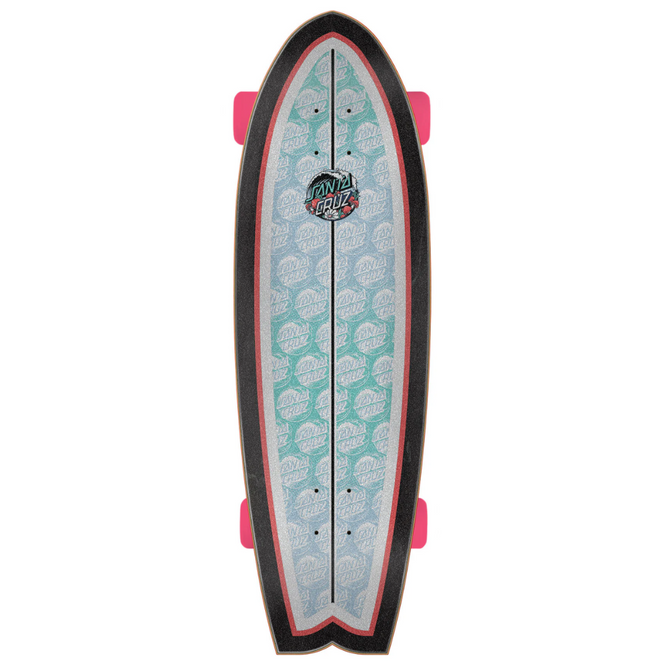 Wave Dot Mushroom Splice Shark 29.7" Komplett-Cruiser