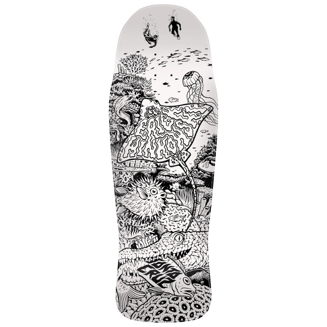 Winkowski Aquatic My Colorway geformt weiß 10,3" Skateboard Deck