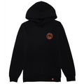 Klassischer Swirl Hoodie Schwarz