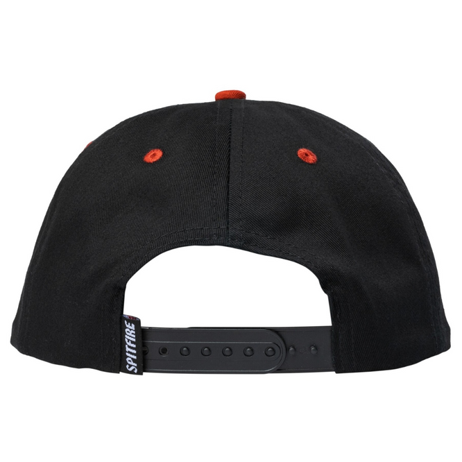 Flying Classic Verstellbare Snapback Schwarz Rot/Rot