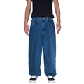 King Concrete Baggy Denim-Hose Hellblau