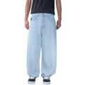 King Concrete Baggy Denim-Hose Hellblau