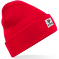 Kinder Original Cuffed Shield Beanie Klassisch Rot