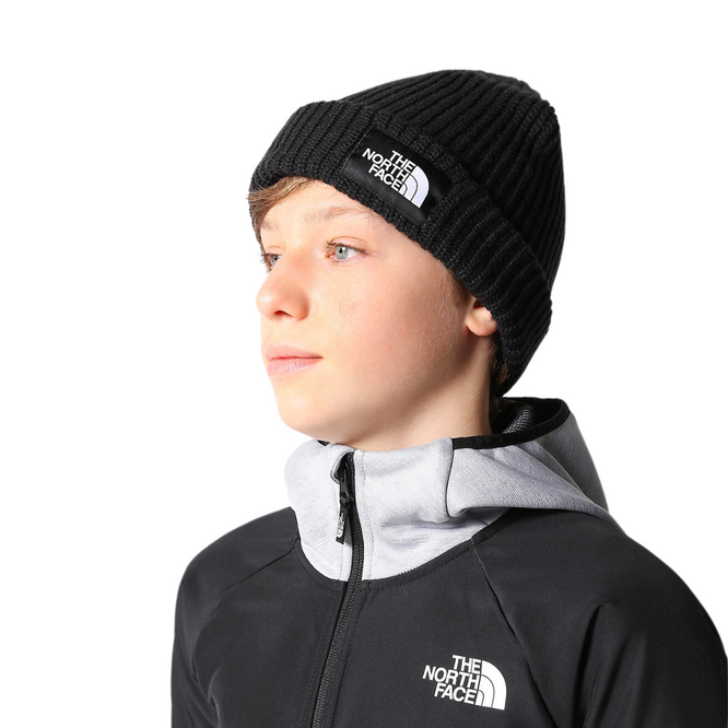 Kinder Salty Lined Beanie TNF Schwarz