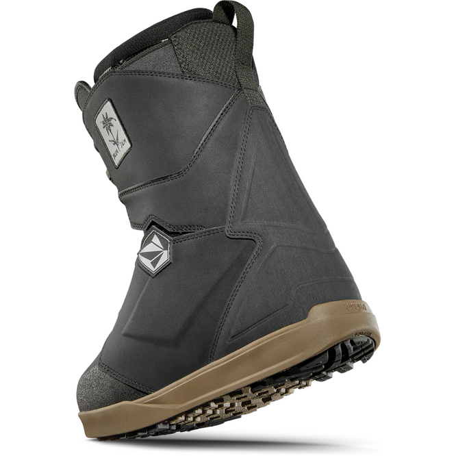 Lashed Double Boa X Volcom Schwarz/Gummi 2025 Snowboardschuhe