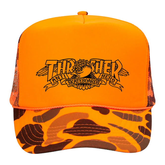 Mag Banner Trucker Orange Camo Kappe