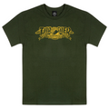 Thrasher x Antihero Mag Banner T-shirt Waldgrün