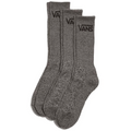 Classic Crew Socks 3 Pack Black