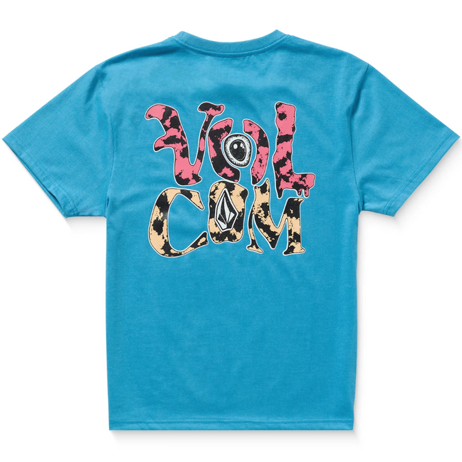 Kids Eye Warp T-Shirt Blue Turquoise