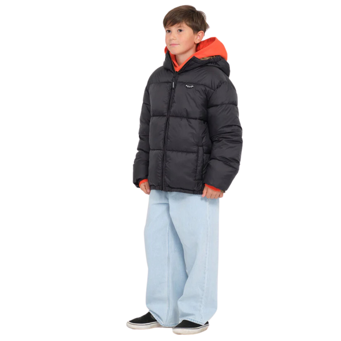 Kinder Iconic Jacke Reversible Braun