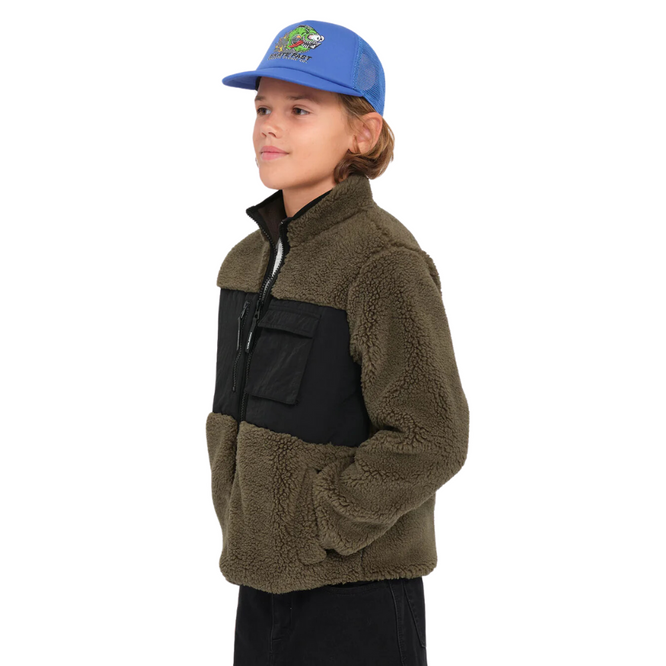 Kinder Storm Stone Zip Fleece Wintermoos