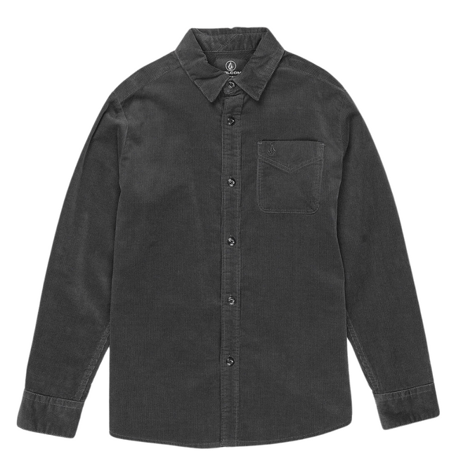 Kinder Zander Shirt Asphalt Schwarz