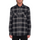 Netastone Flanell-Langarmshirt Schwarz